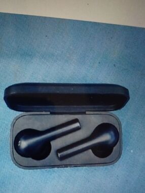 Aukey Wireless Earbuds with Charging Case - Navy Blue